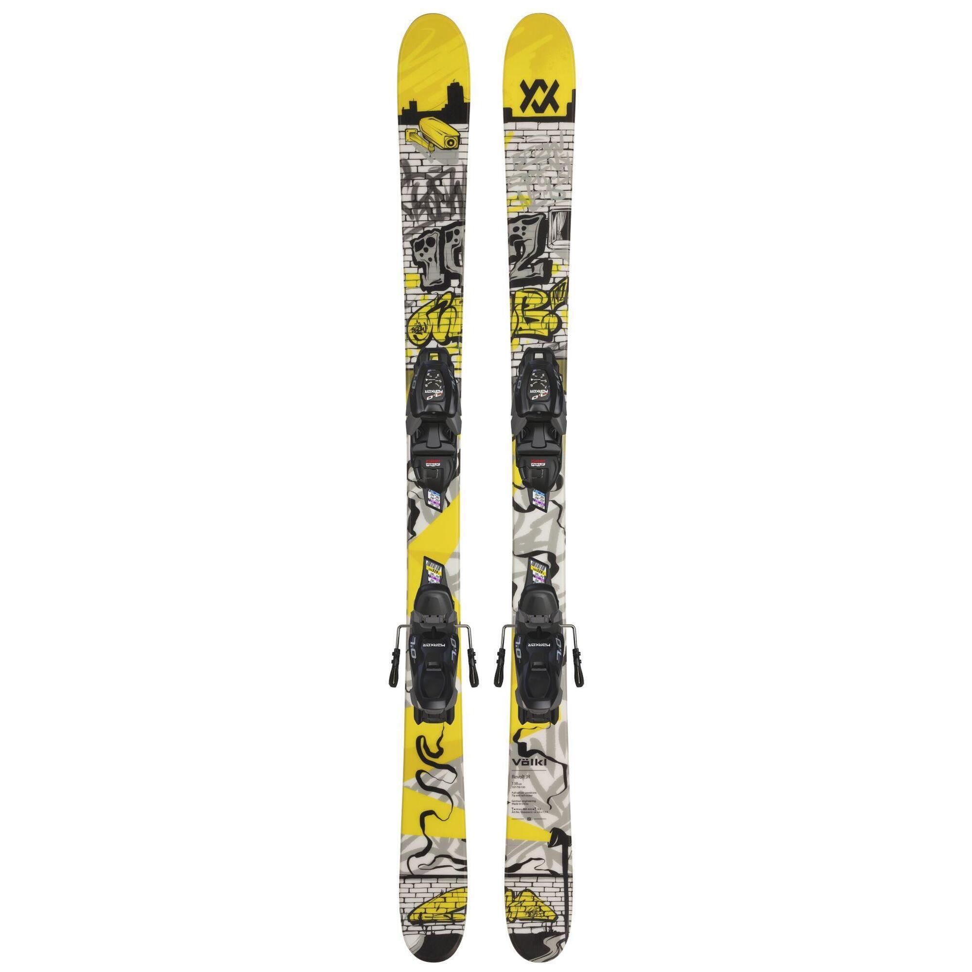 Narty zjazdowe Völkl REVOLT JUNIOR PARK z wiązaniami Marker 4.5 VMOTION 7 cm
