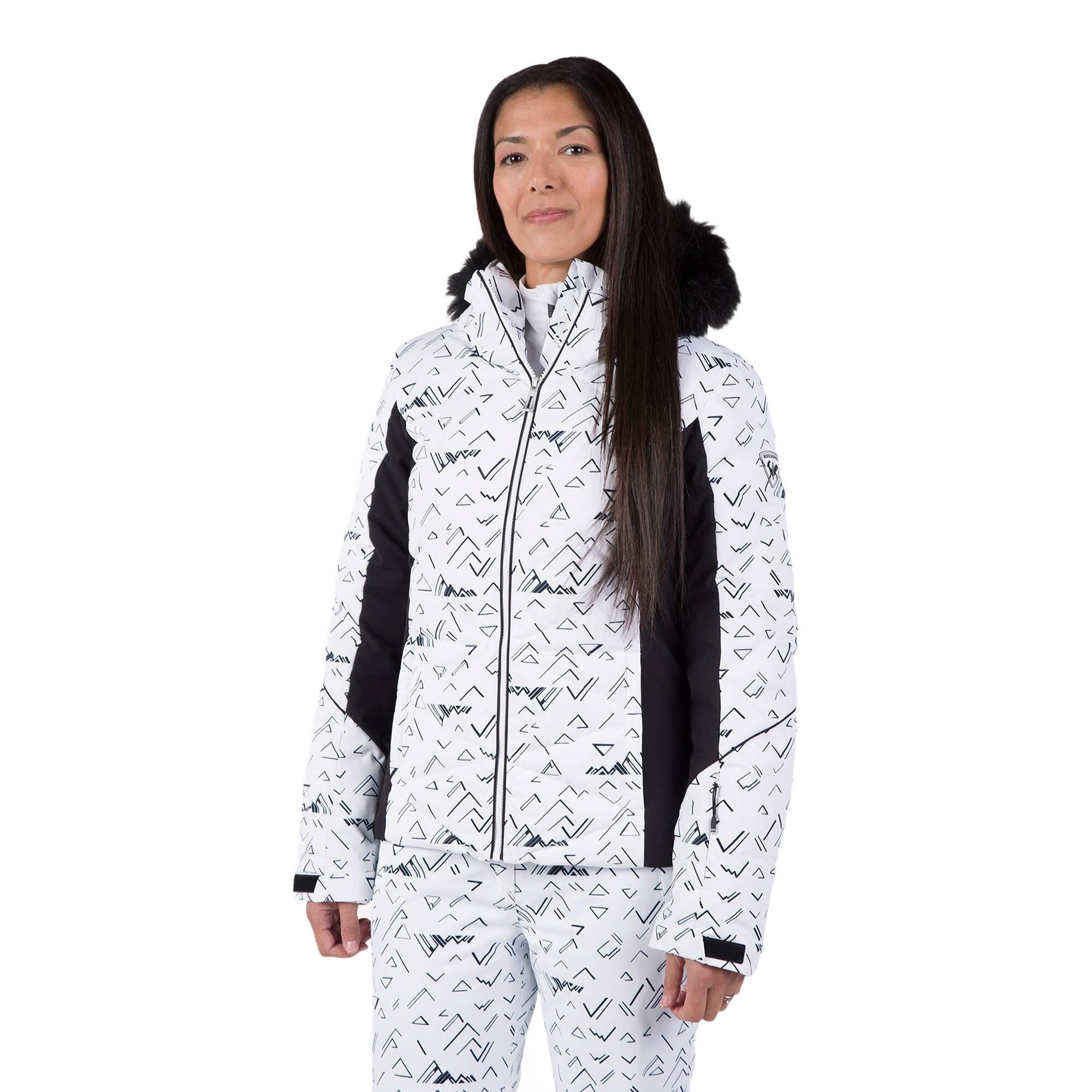Kurtka narciarska Rossignol damska W Staci PR Puffy JKT biała 1/6