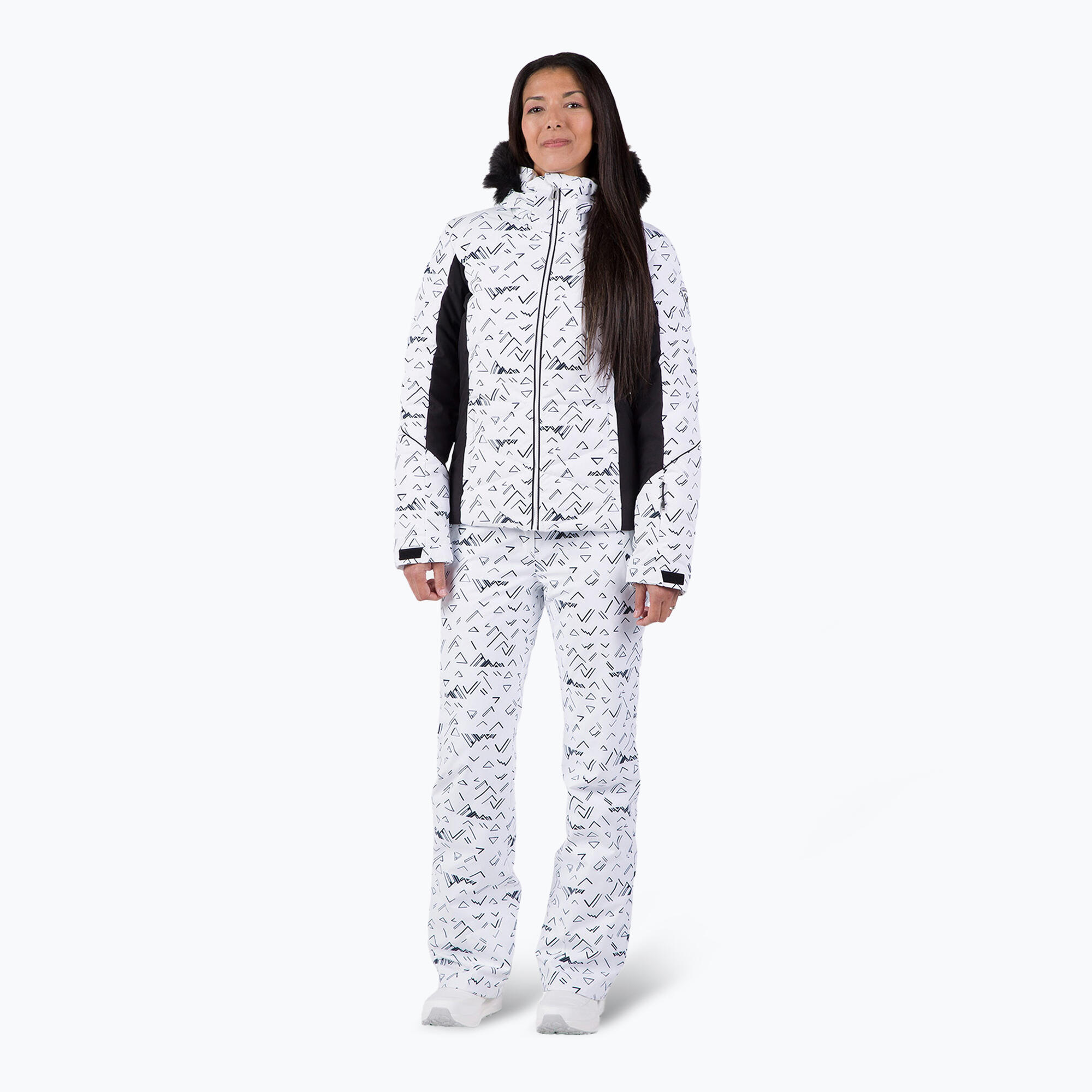 Kurtka narciarska Rossignol damska W Staci PR Puffy JKT biała 2/6