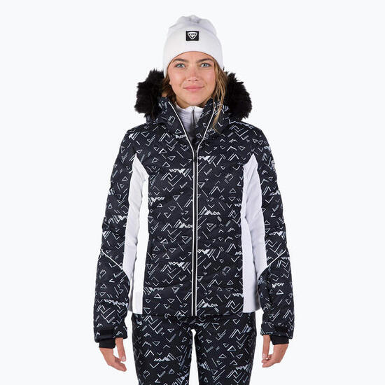 Kurtka narciarska Rossignol damska W Staci PR Puffy JKT czarna