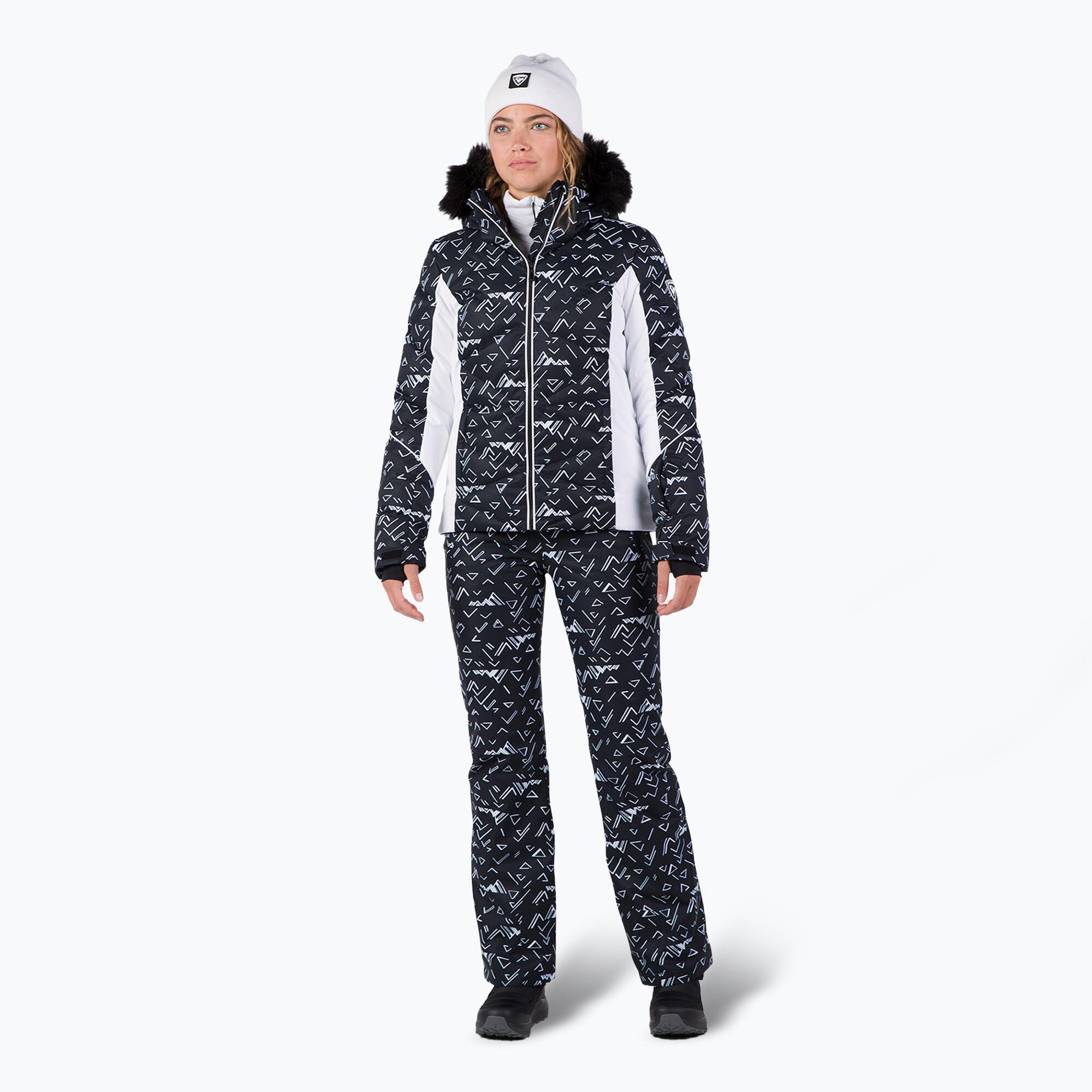 Kurtka narciarska Rossignol damska W Staci PR Puffy JKT czarna 2/6