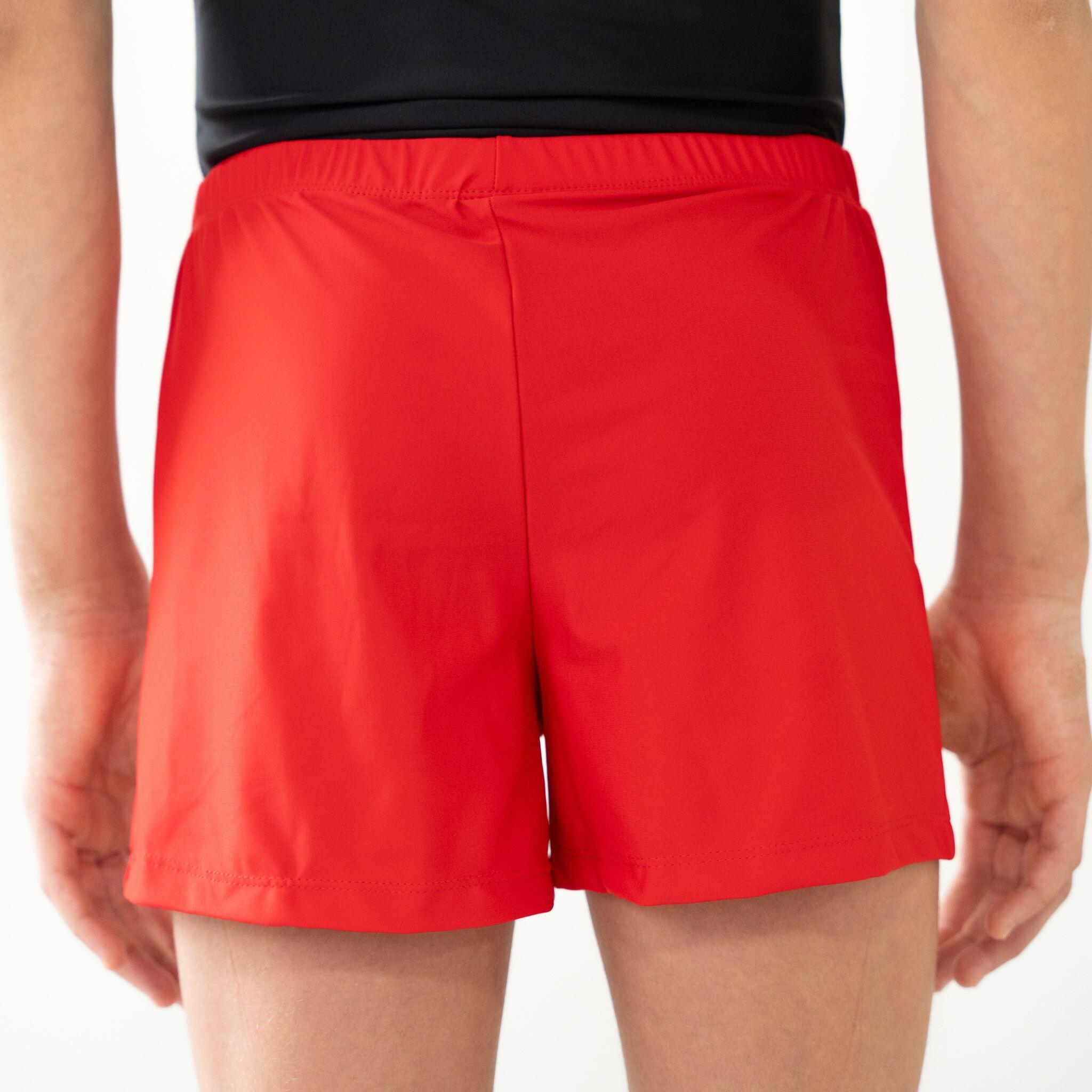 Shorts de Gymnastique Rouge Enfant 3/5
