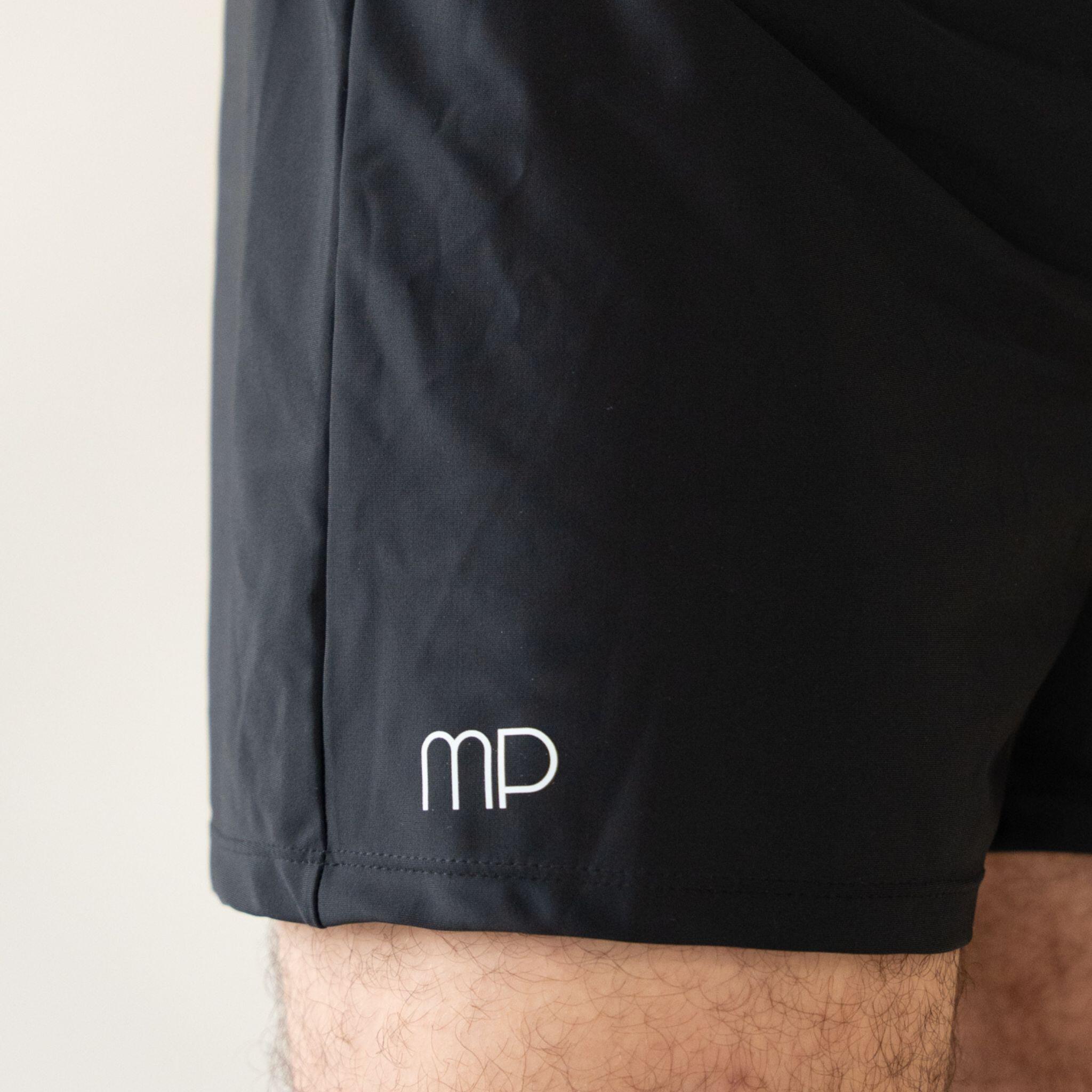Heren sportshort zwart 4/5