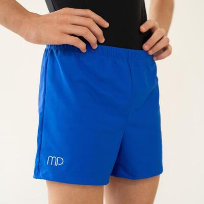 Pantaloncini da ginnastica blu da ragazzo