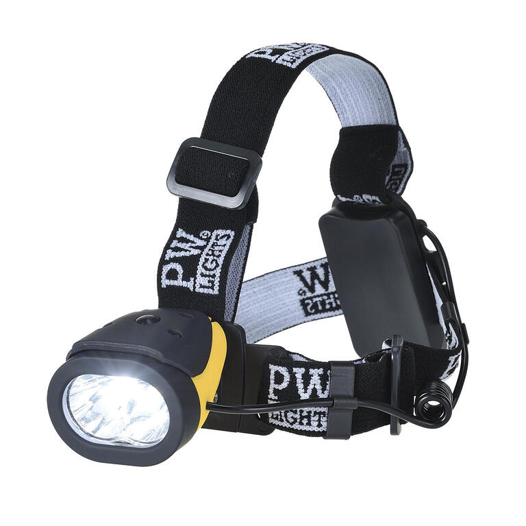 Portwest PA63 dual power headlamp torch for camping