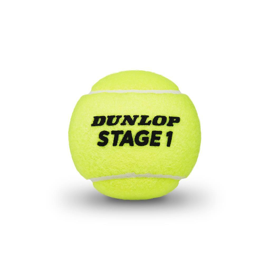 Tubo di 3 palline da tennis Dunlop Stage 3/6