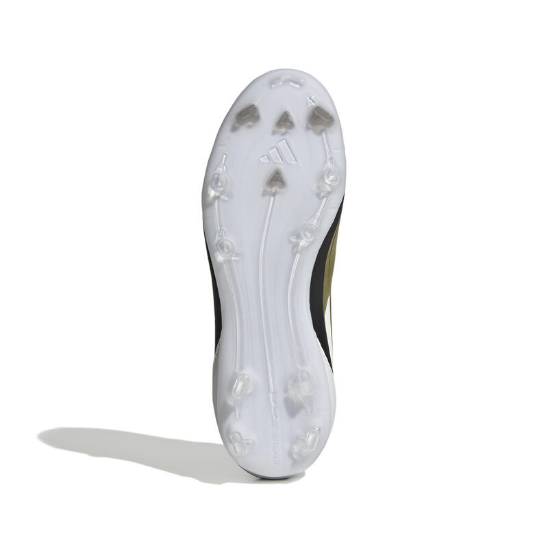 Pantofi cu crampoane adidas F50 League fotbal junior negru auriu
