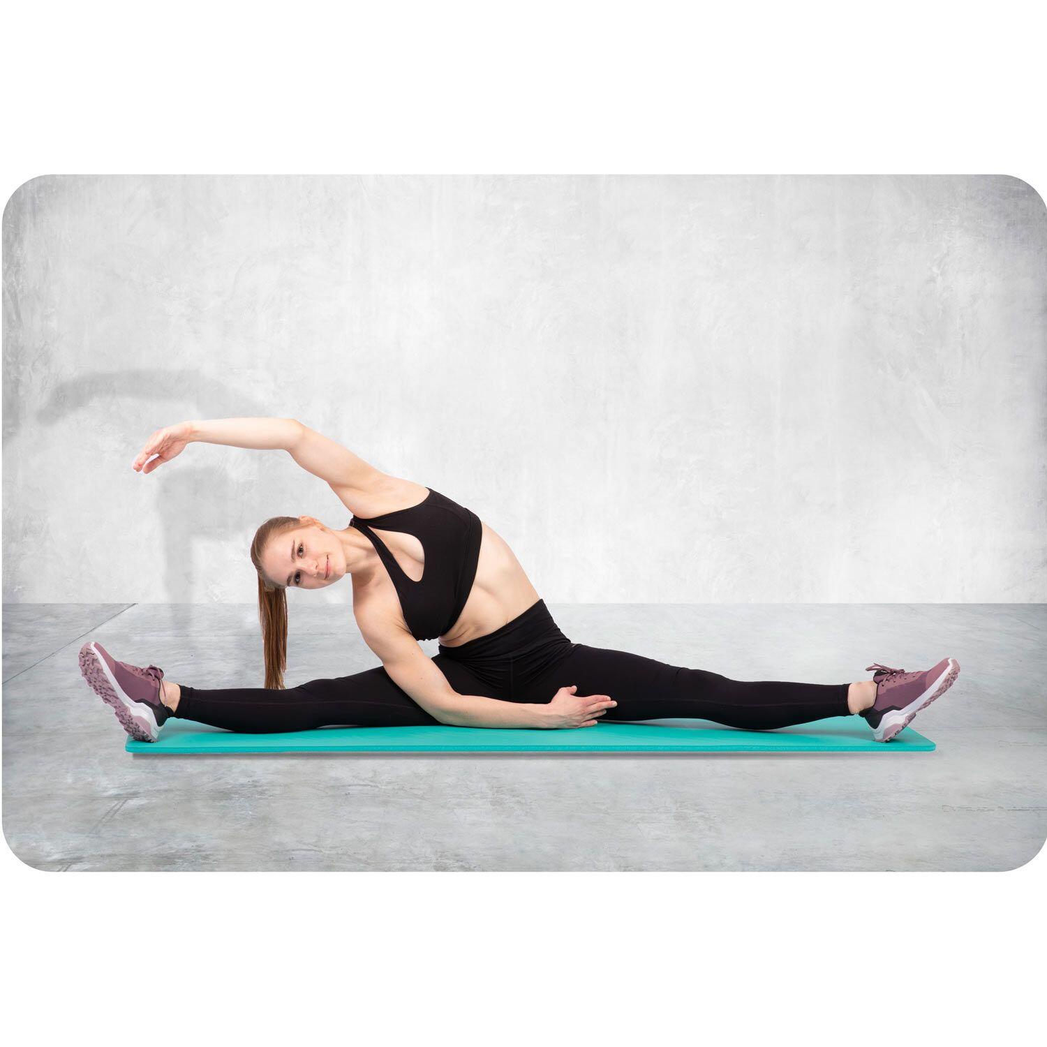 Tappetino Yoga Diva Sports 15mm Turchese - Antiscivolo Spesso Per Pilates Fitness