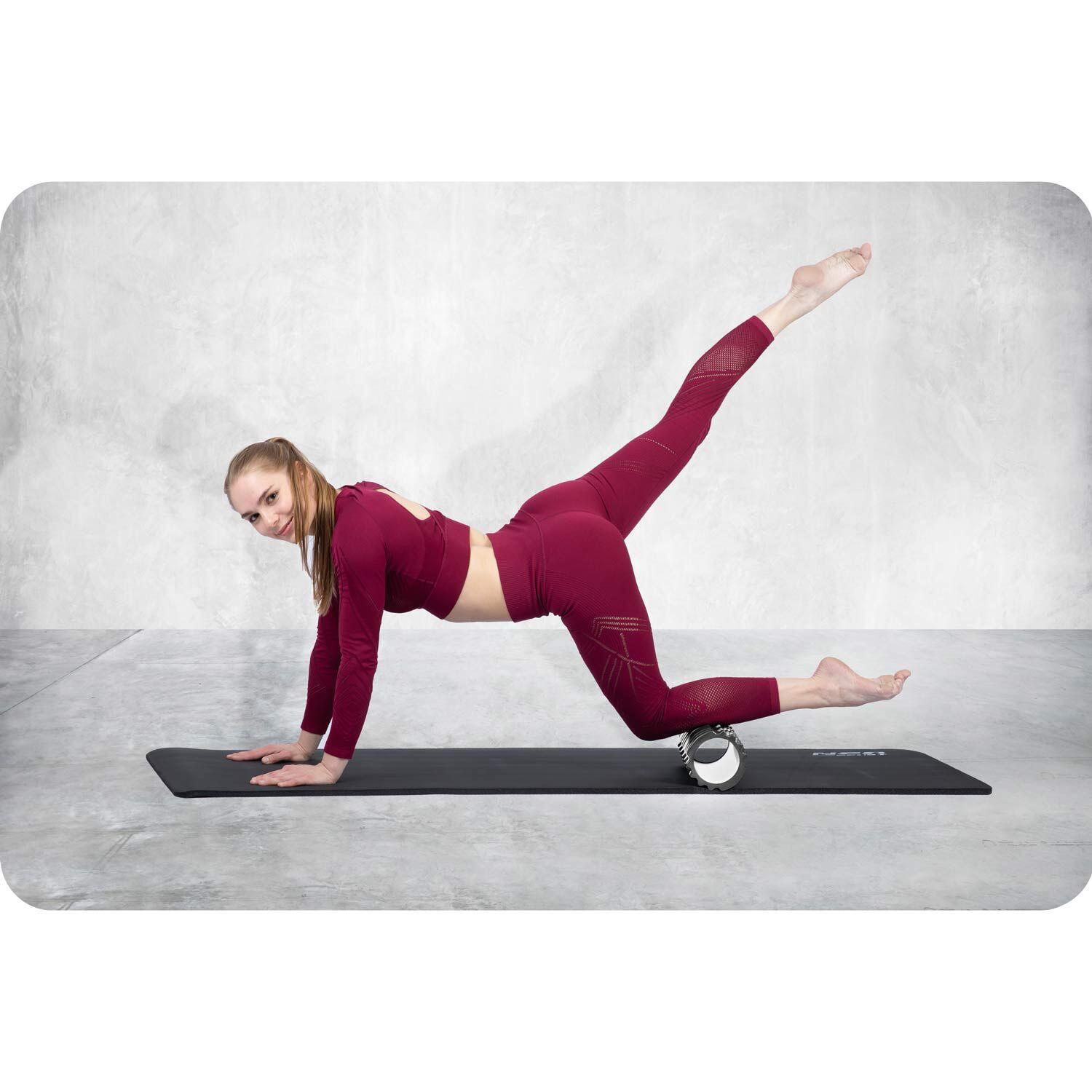 Rodillo de masaje ejercicio protuberancias Eva Neo-Sport Negro 7/7