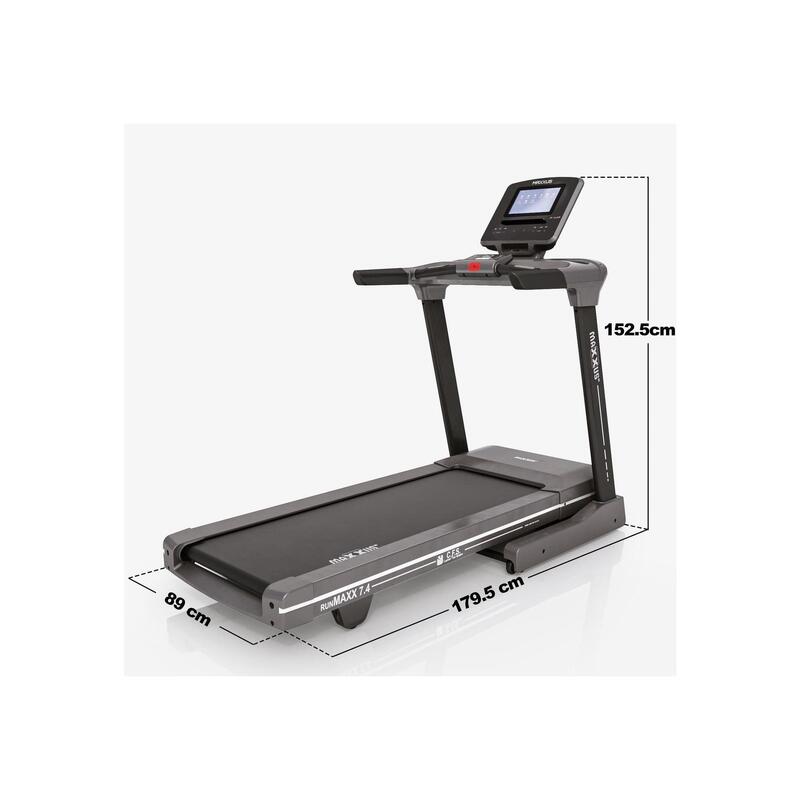 MAXXUS Loopband - RunMaxx 7.4 - Inklapbaar - Belastbaar tot 120 kg