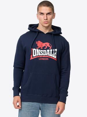 Lonsdale heren sweatshirt met capuchon regular fit thurning