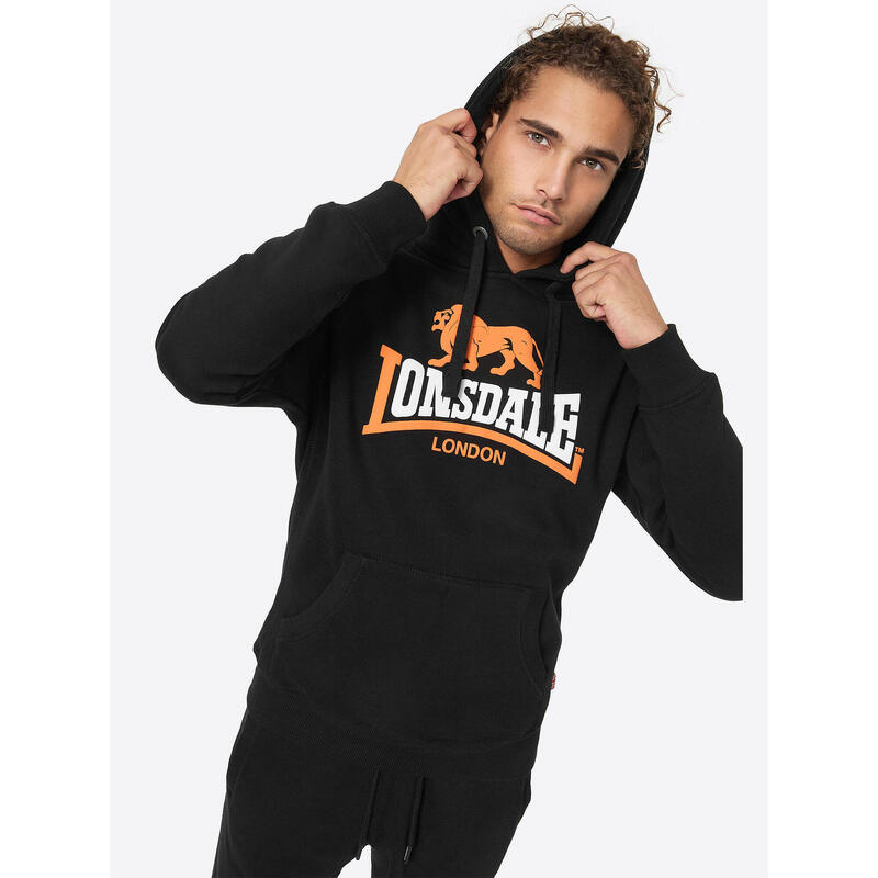 Sudaderas jerseys polares para Hombre Lonsdale Thurning Negro