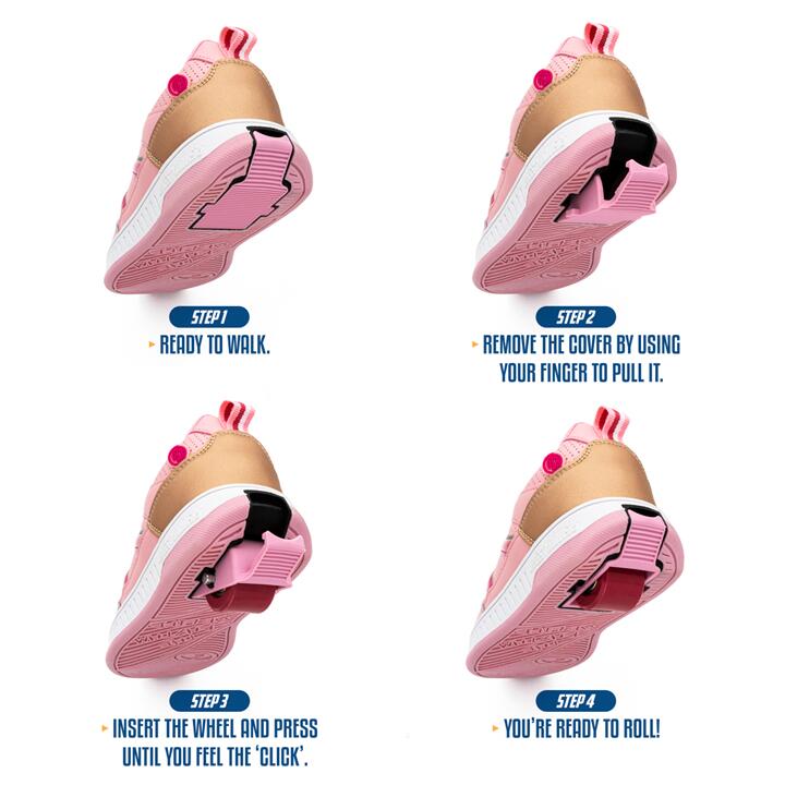 Chaussures à Roulettes BREEZY ROLLERS 2191841 les filles rose/clair