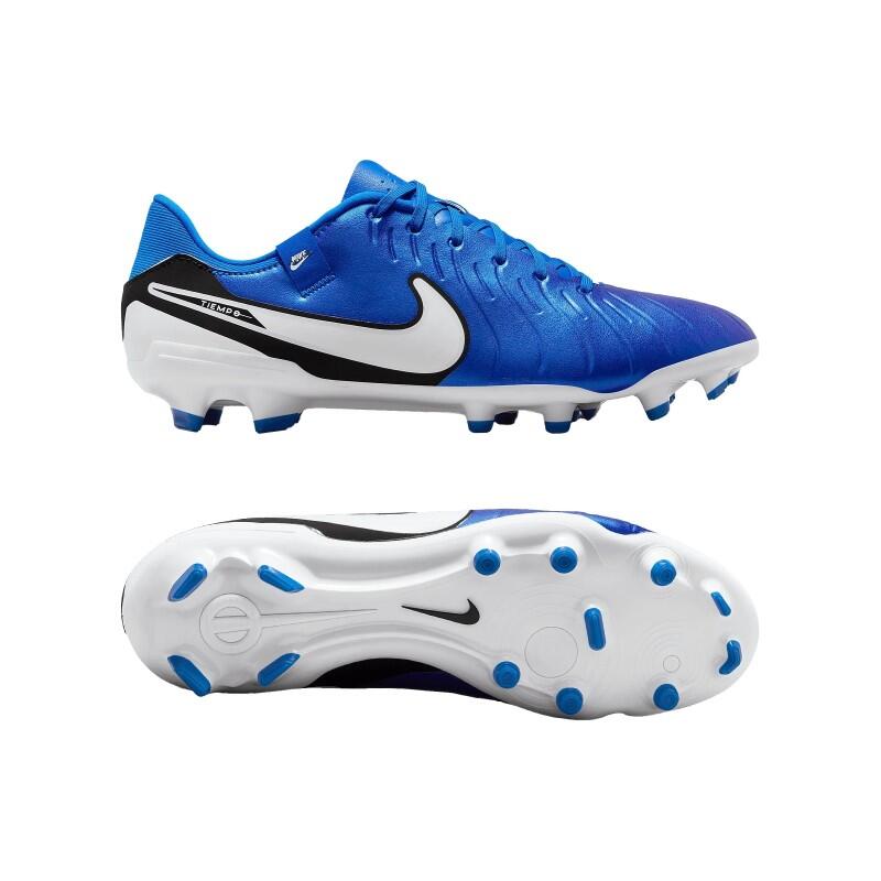 Nike - Chaussures De Football Homme Tiempo Legend 10 Academy Fg/mg Nike - Chaussures De Football - Blanc|bleu - Decathlon