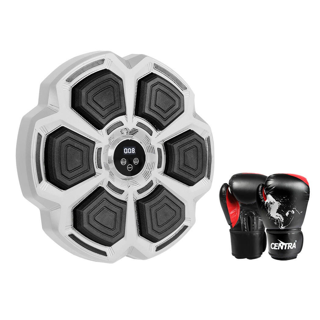Centra Smart Grey Boxing Target and Small Boxing Gloves