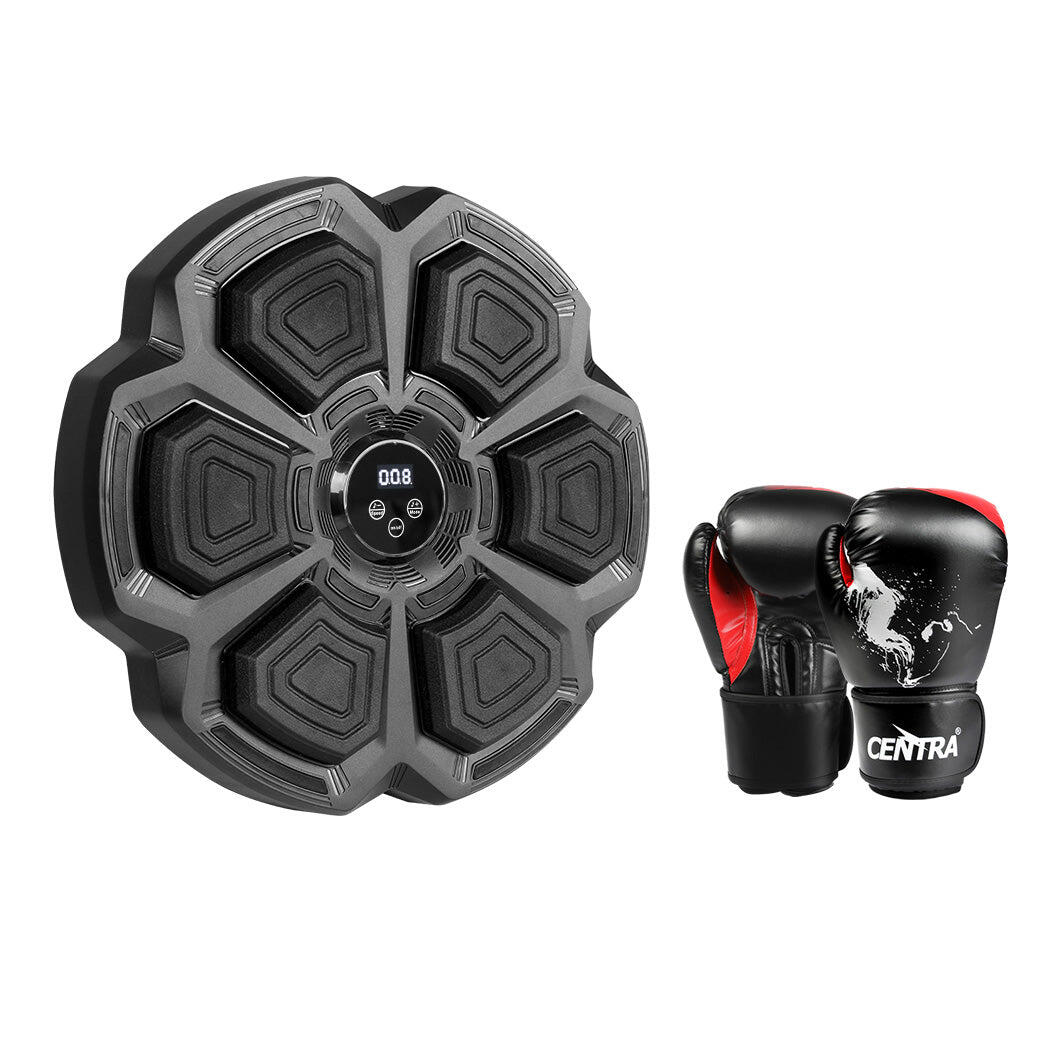 Centra Smart Black Boxing Target and Small Boxing Gloves