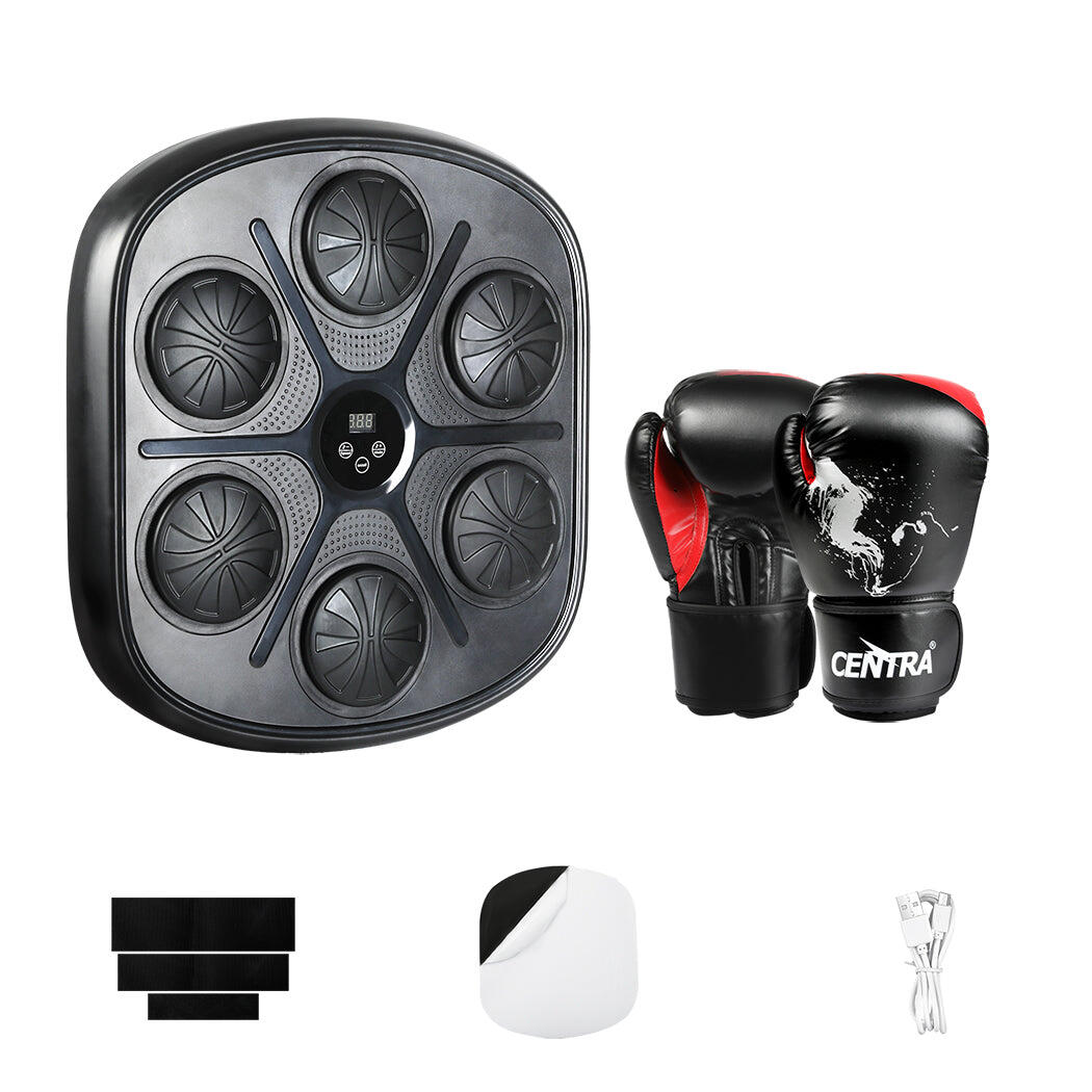 Centra Smart Black Boxing Target and Small Boxing Gloves