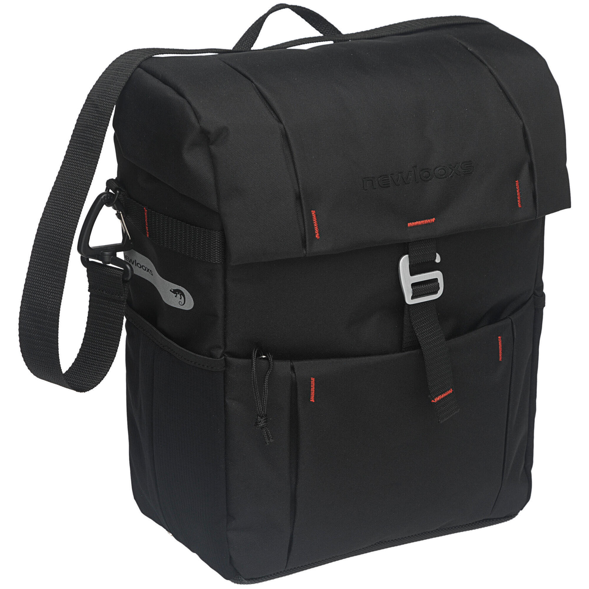 New Looxs - Sacoche Porte-bagages Pour Vélo Vigo Single Ii - Panier Vélo - Noir - Decathlon