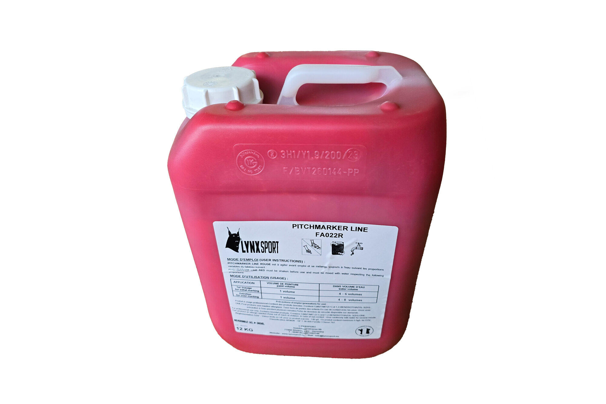 Tinta vermelha para marcação de campo 2/3