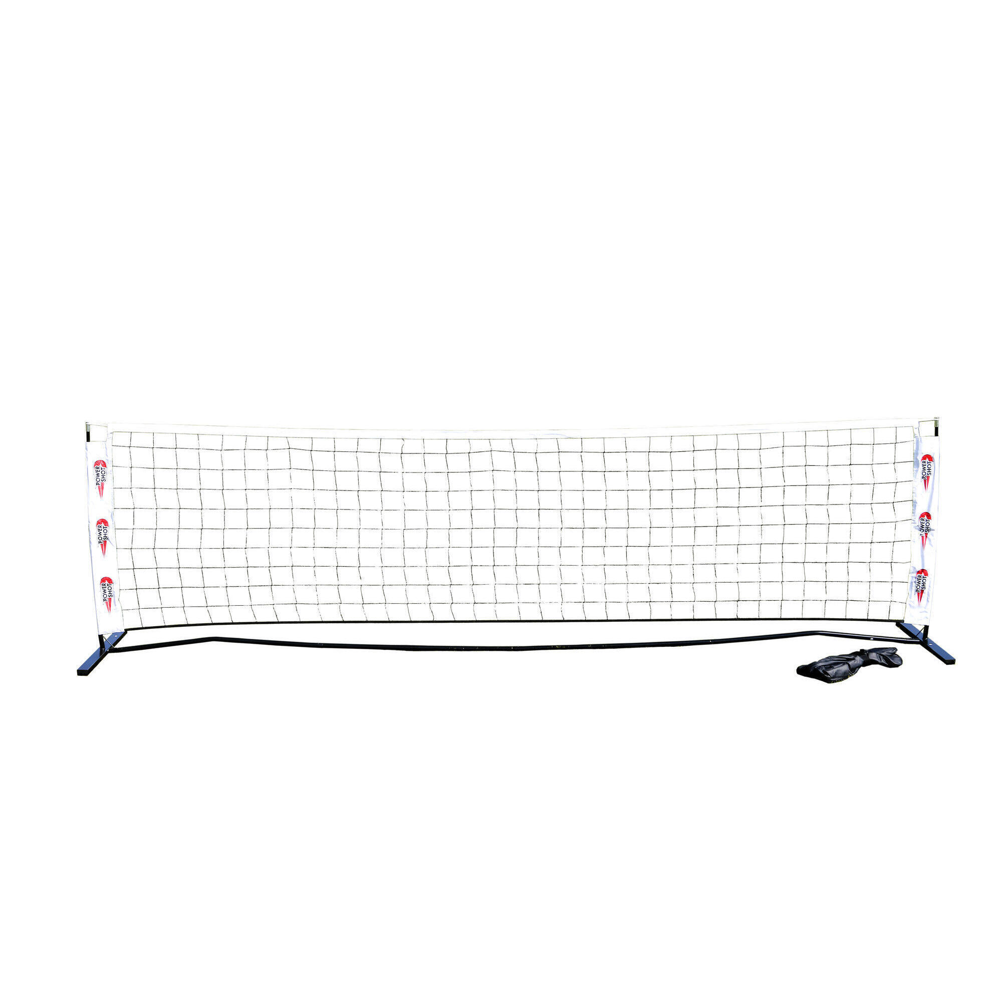 Power Shot - Filet De Tennis-ballon En Acier (4x1.1m) - Filet De Football - Blanc|noir - Taille Unique - Decathlon