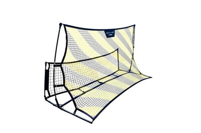 Fußballtrainer - Zweiseitiges Abprallnetz + BALL