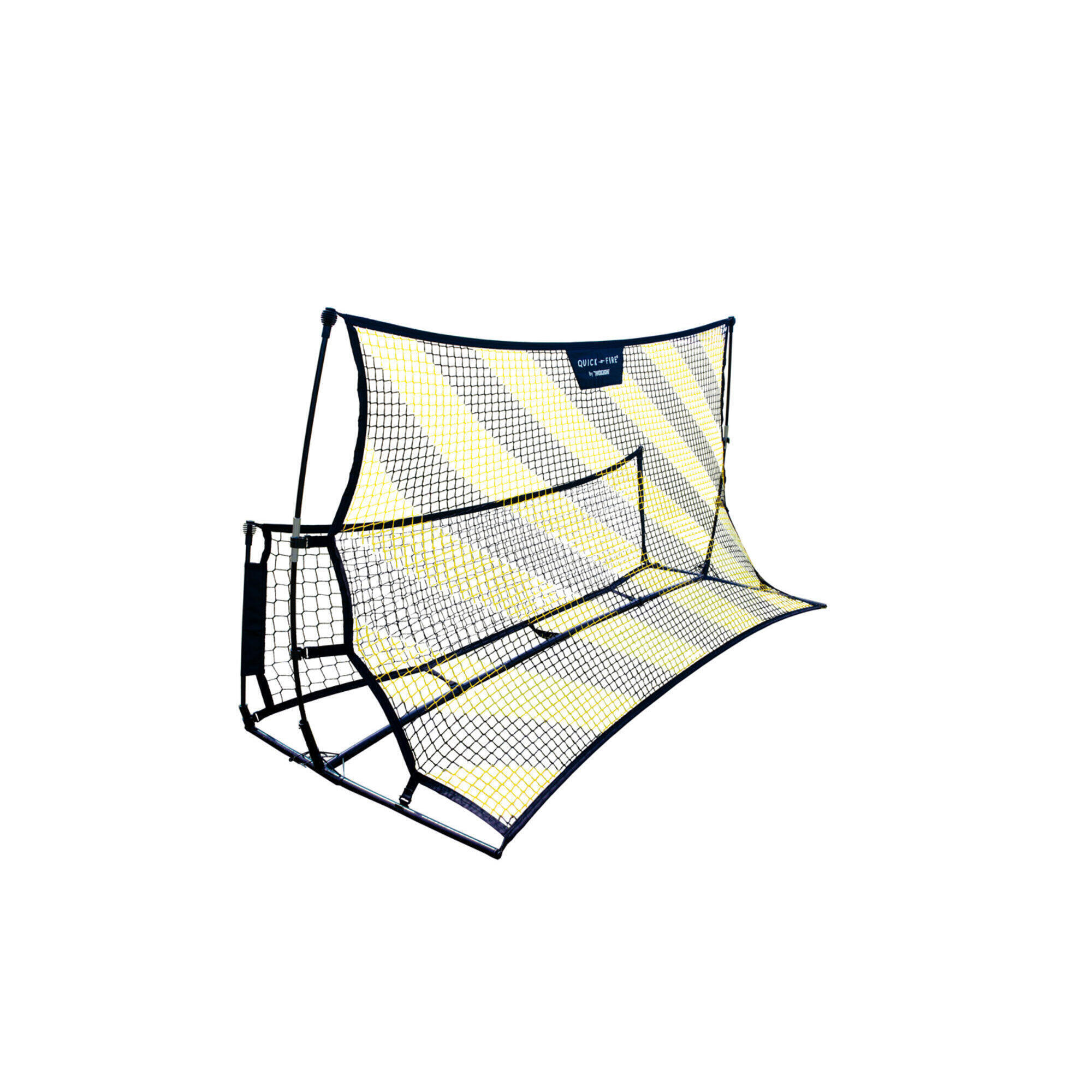 Power Shot - Football Trainer - Filet De Rebond Deux Faces - Rebondeur - Jaune|noir - Taille Unique - Decathlon