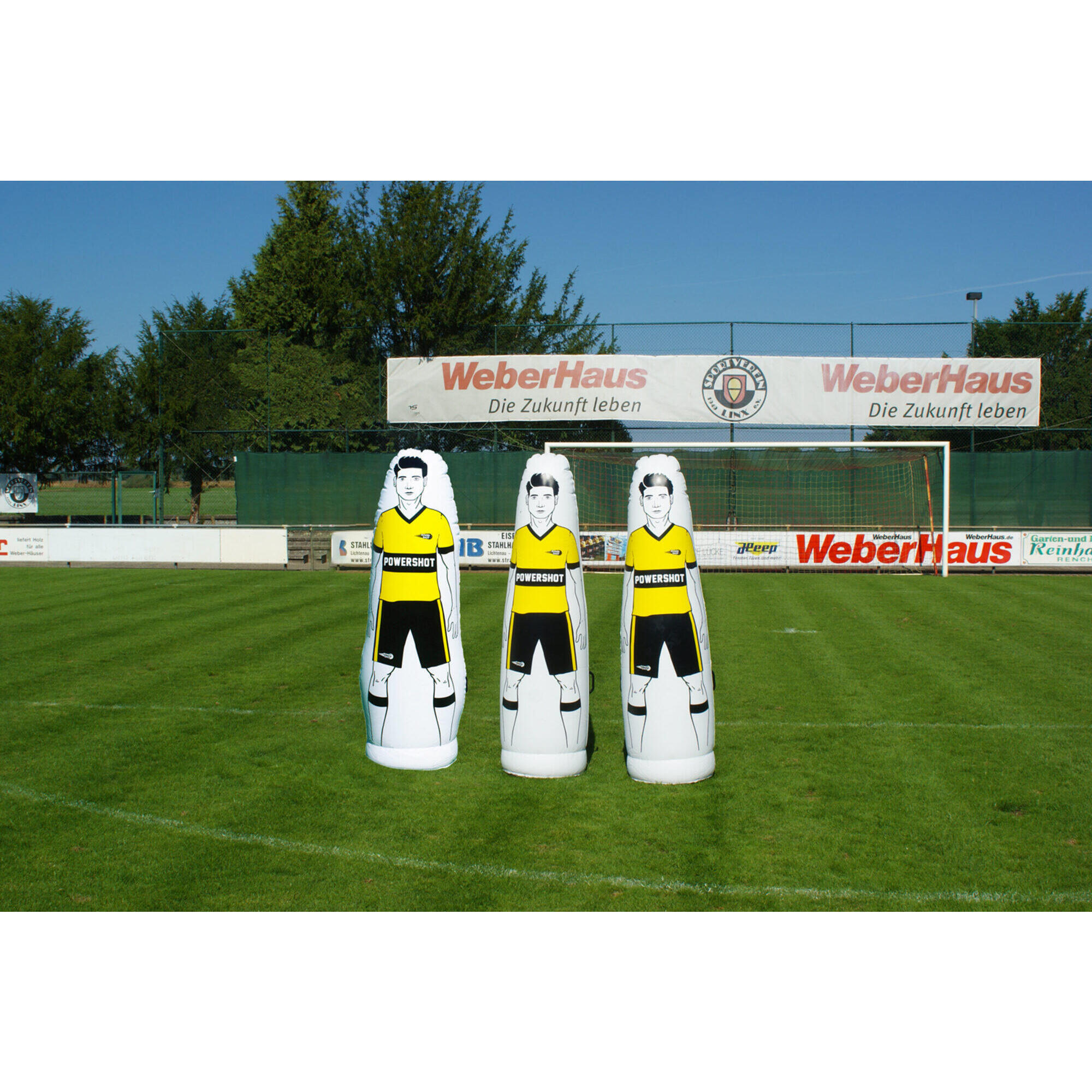 Power Shot - Mannequin Gonflable 2.05m - Mannequin  D'Entraînement - Blanc|jaune|noir - 205 Cm - Decathlon