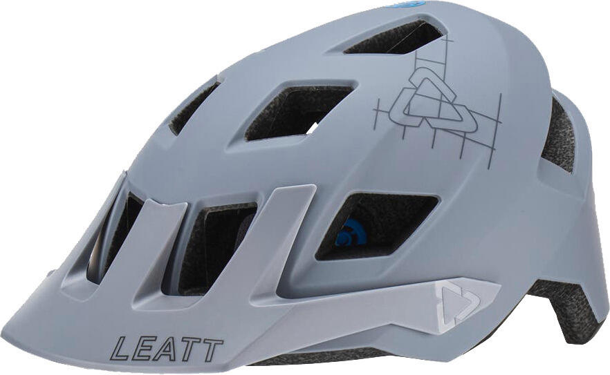 LEATT MTB-Helm Leatt AllMtn 1.0 Titanium Grau 2023