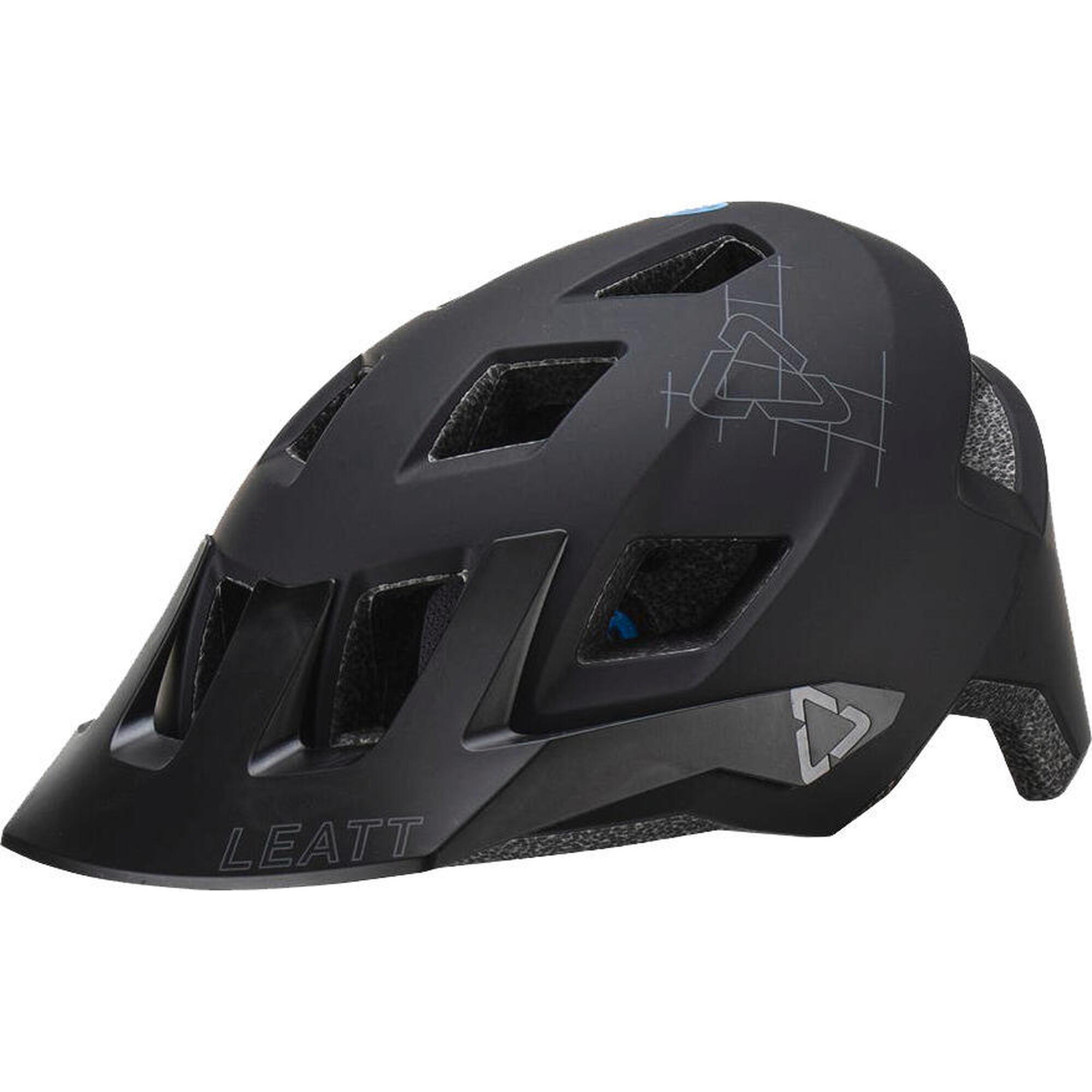 Leatt - Casque Vtt Leatt Allmtn 1.0 Noir - Casque - Gris|noir - 42 M/l - Decathlon