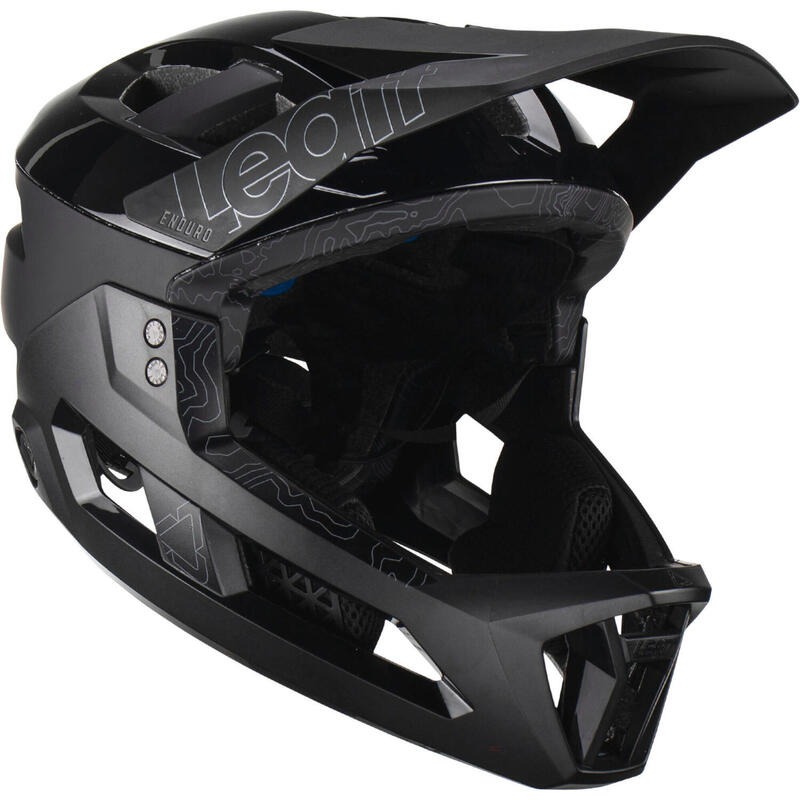Casque MTB 3.0 pour Enduro polyvalent avec mentonnière amovible Noir Homme