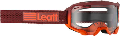 Maschera MTB Velocity 4.0 con lente antifog e antiproiettile Rosso