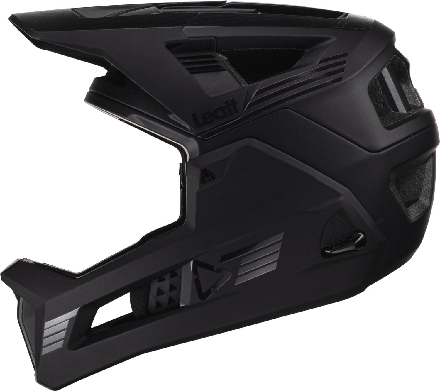 Leatt MTB Enduro 4.0 Capacete de Chinstrap Preto Removível 5/8