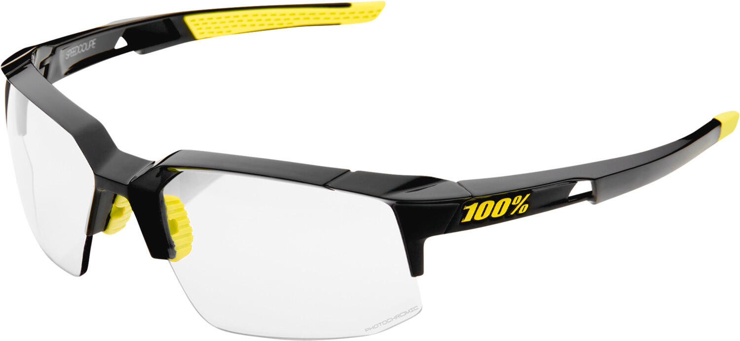 100% Occhiali Speedcoupe Gloss Black-Photochromic Lens