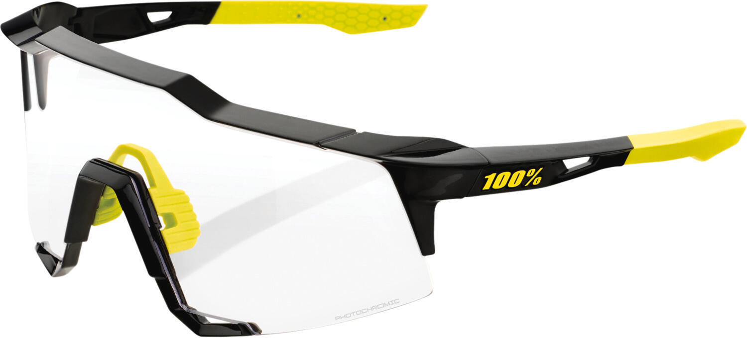 100% Glasses Speedcraft Gloss Black-Photochromic Lens