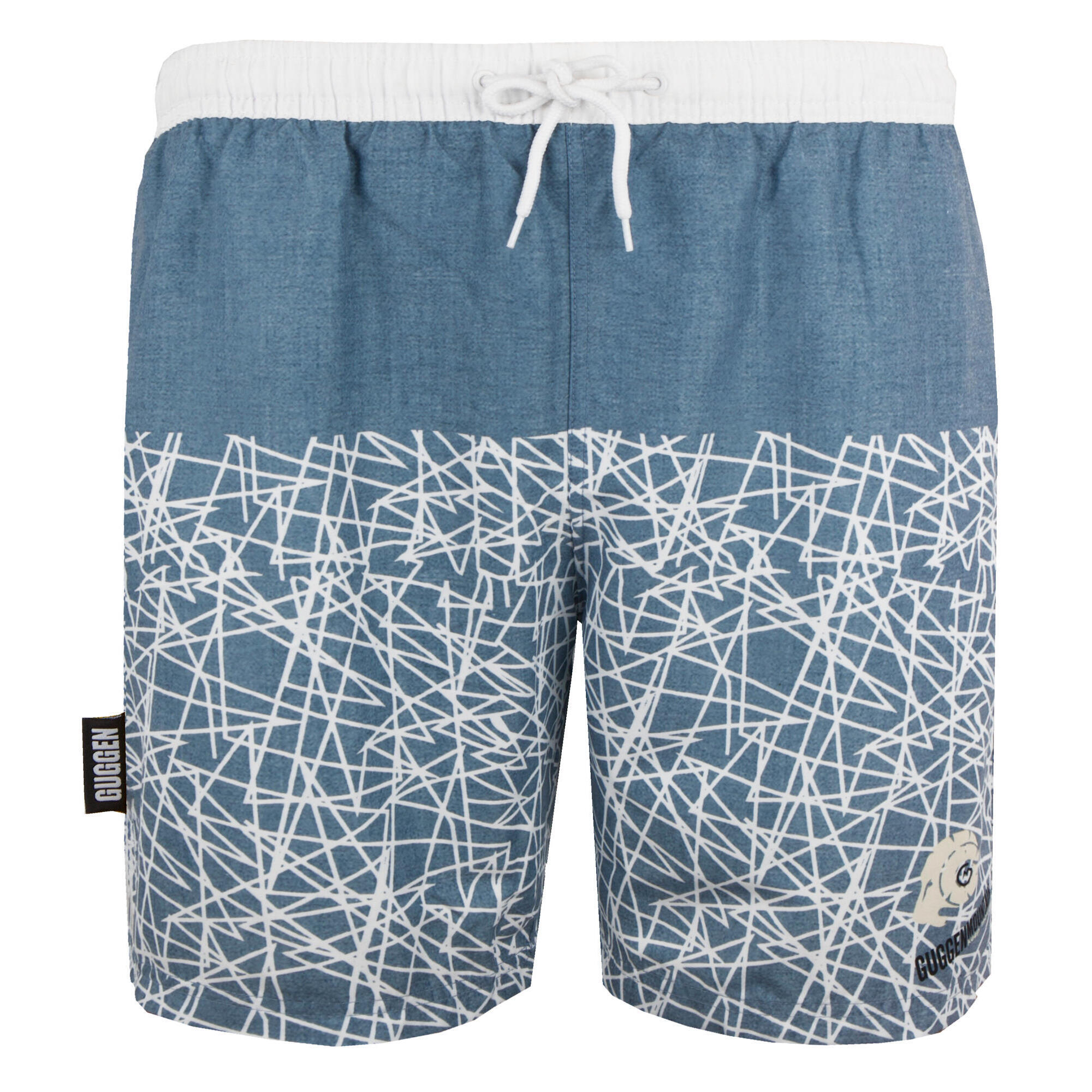 Guggen Mountain - Guggen Mountain 1609 Boardshort Short Maillot De Bain Homme À Séchage Rapide - Boardshort - Blanc|gris - 2xl - Decathlon