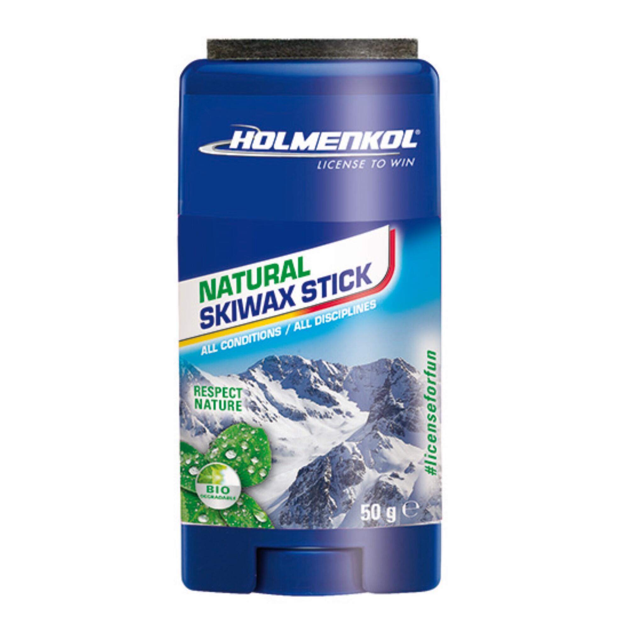 Natural Skiwax Stick Universal Reibwachs biologisch abbaubar. 2/3