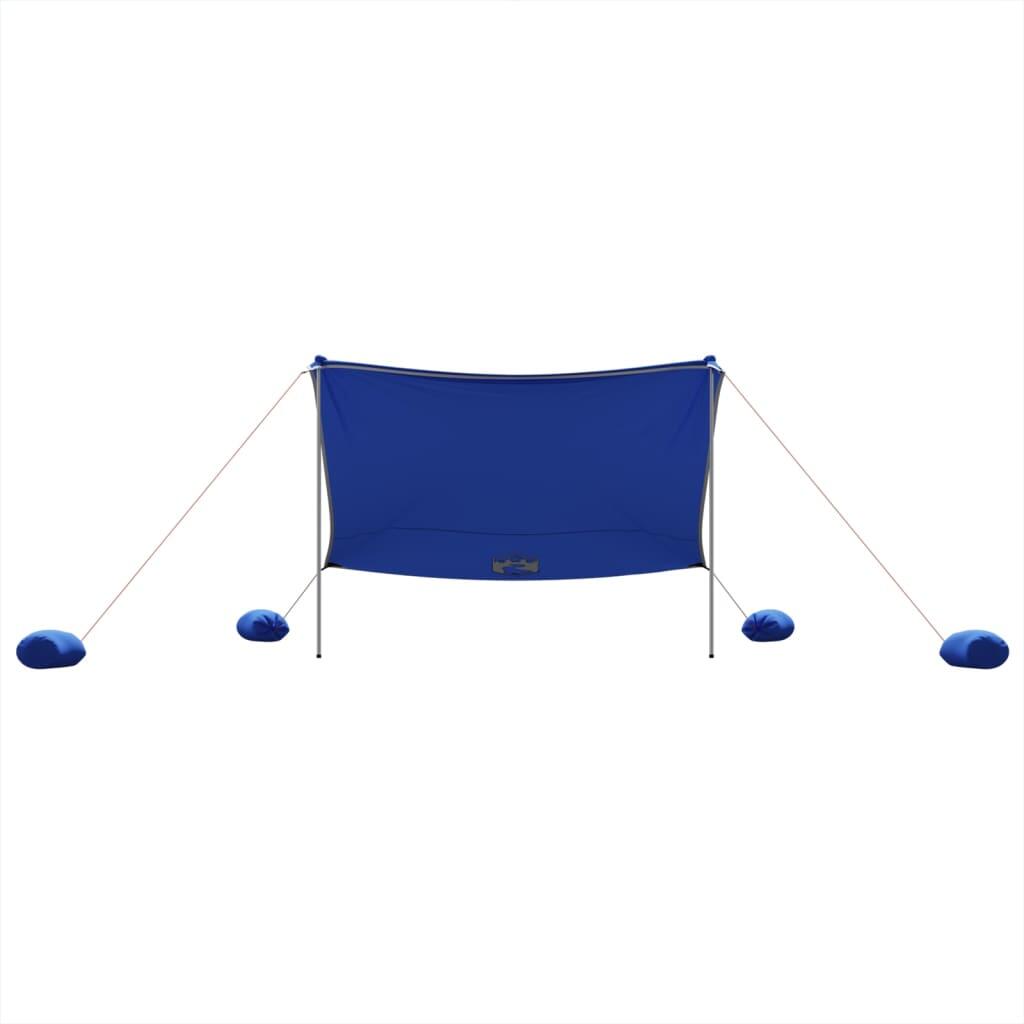 Daszek plażowy VidaXL 304x300 cm niebieski 4/7