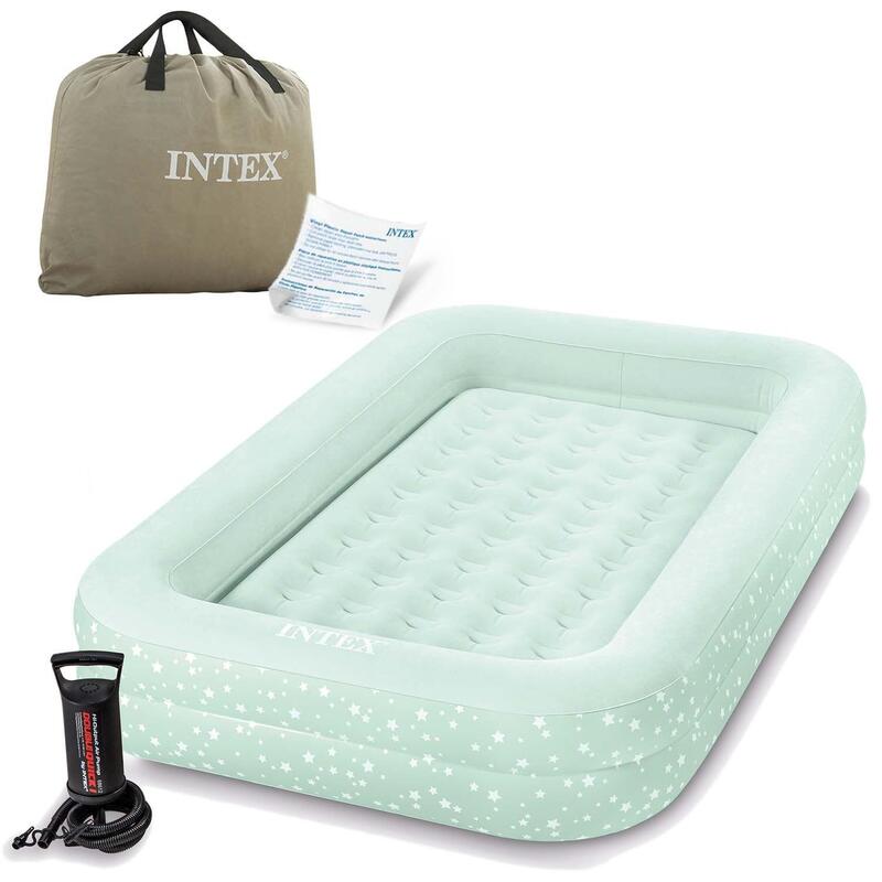 Materac dmuchany dla dzieci, jednoosobowy, 168x107x25 cm, Intex