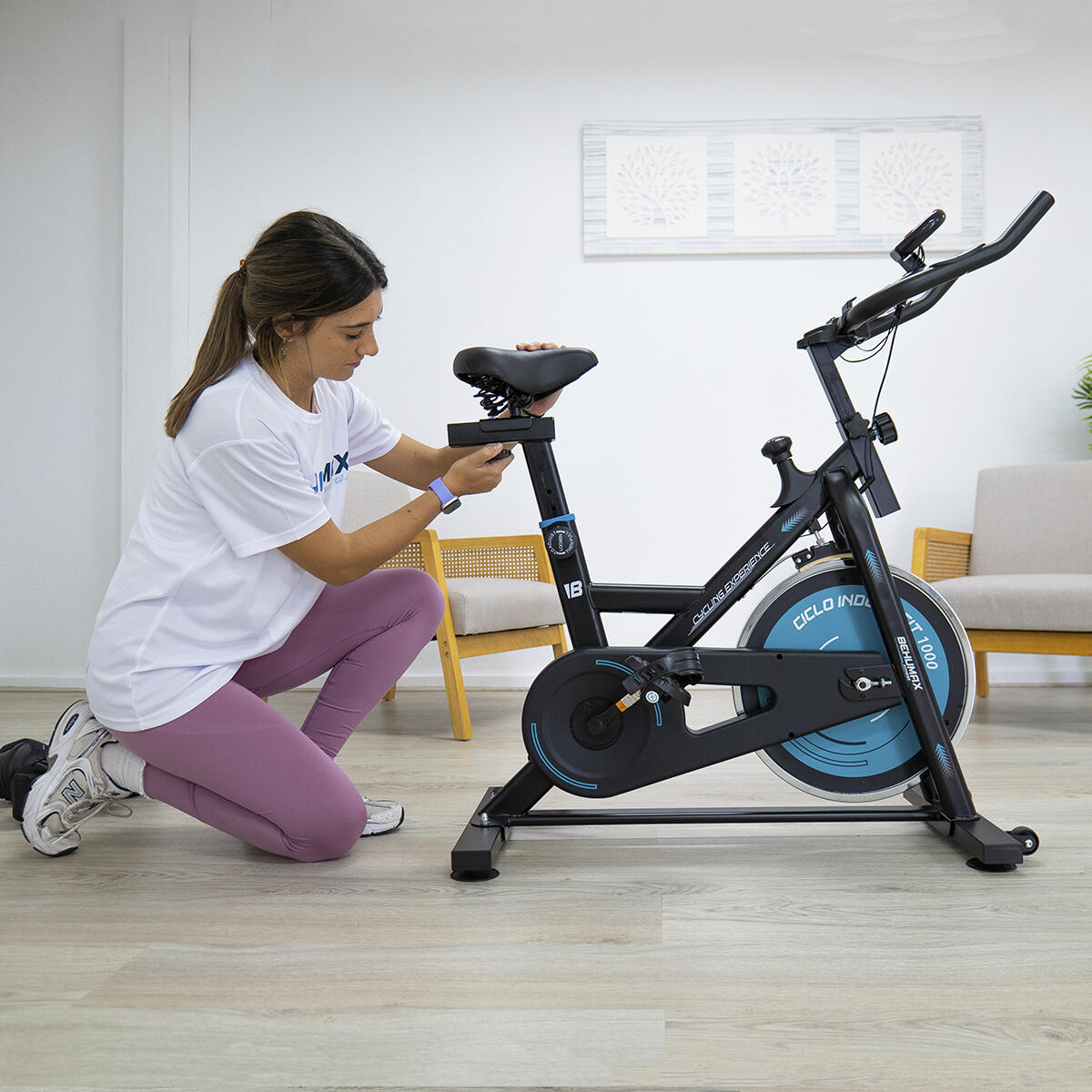Bicicleta Ciclo Indoor Fit 1000 Behumax 3/7