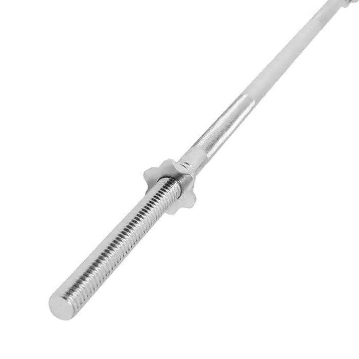 Barre Olympique 1,8m * 25mm + 2 Stop-disques Fitness Tech 4/5