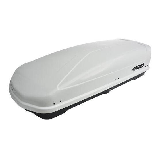 Coffre de toit FARAD KORAL 480L blanc brillant