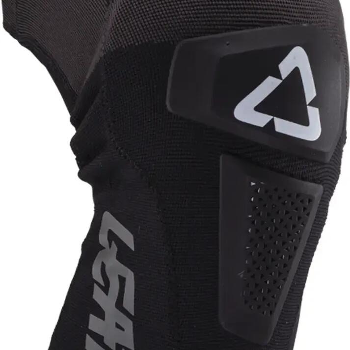 Leatt ReaFlex Hybrid Knee Guard Black, Gel + Hard Shell Protection