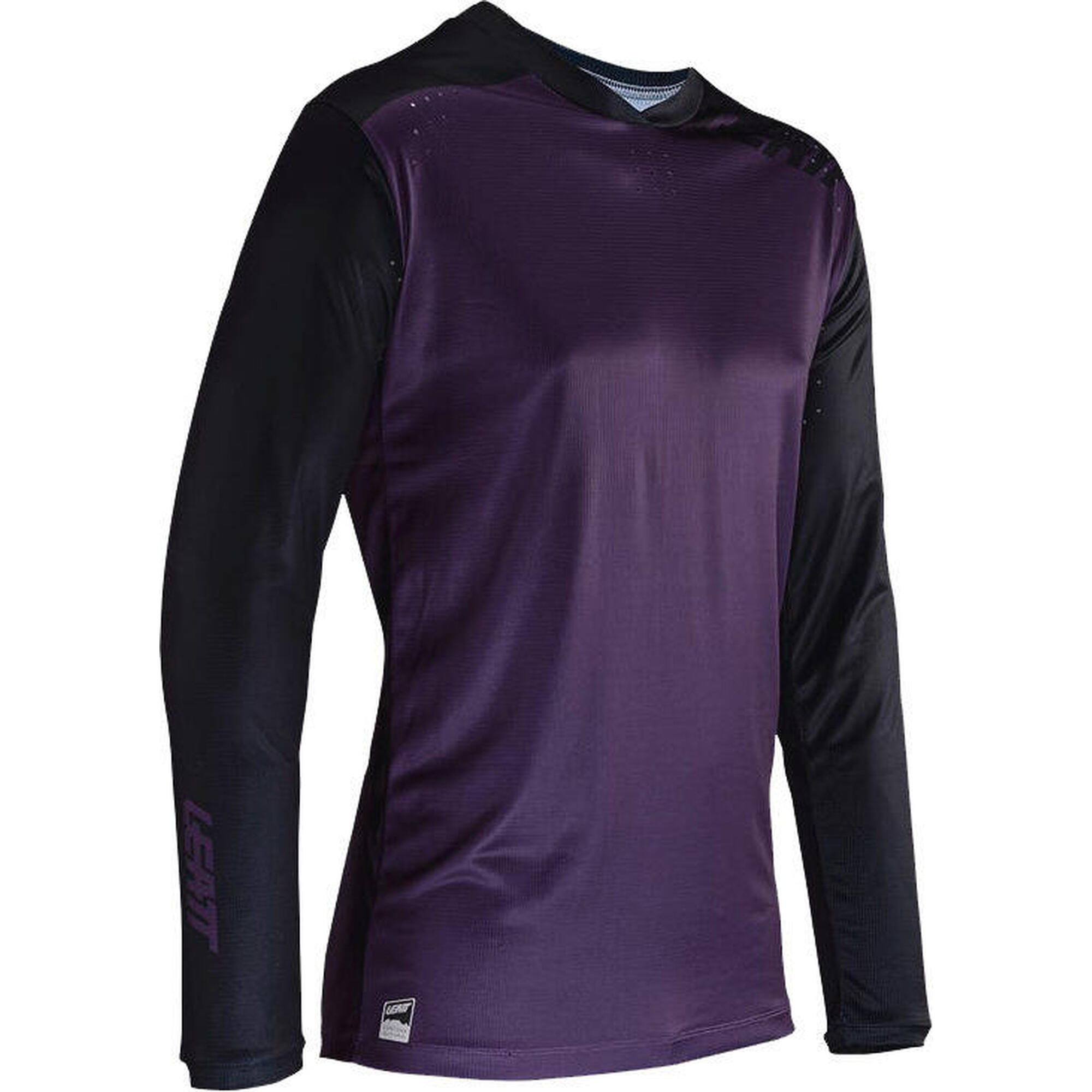 Leatt - Maillot Manches Longues Élastique Vtt Enduro 4.0 Violet Homme - Maillot Manches Longues - Violet - Decathlon