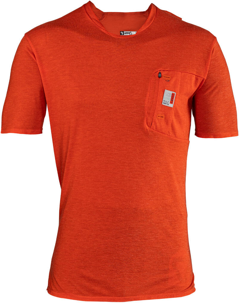 Maillot VTT AllMountain 2.0 en tissu Tencel Rouge Homme 2/7