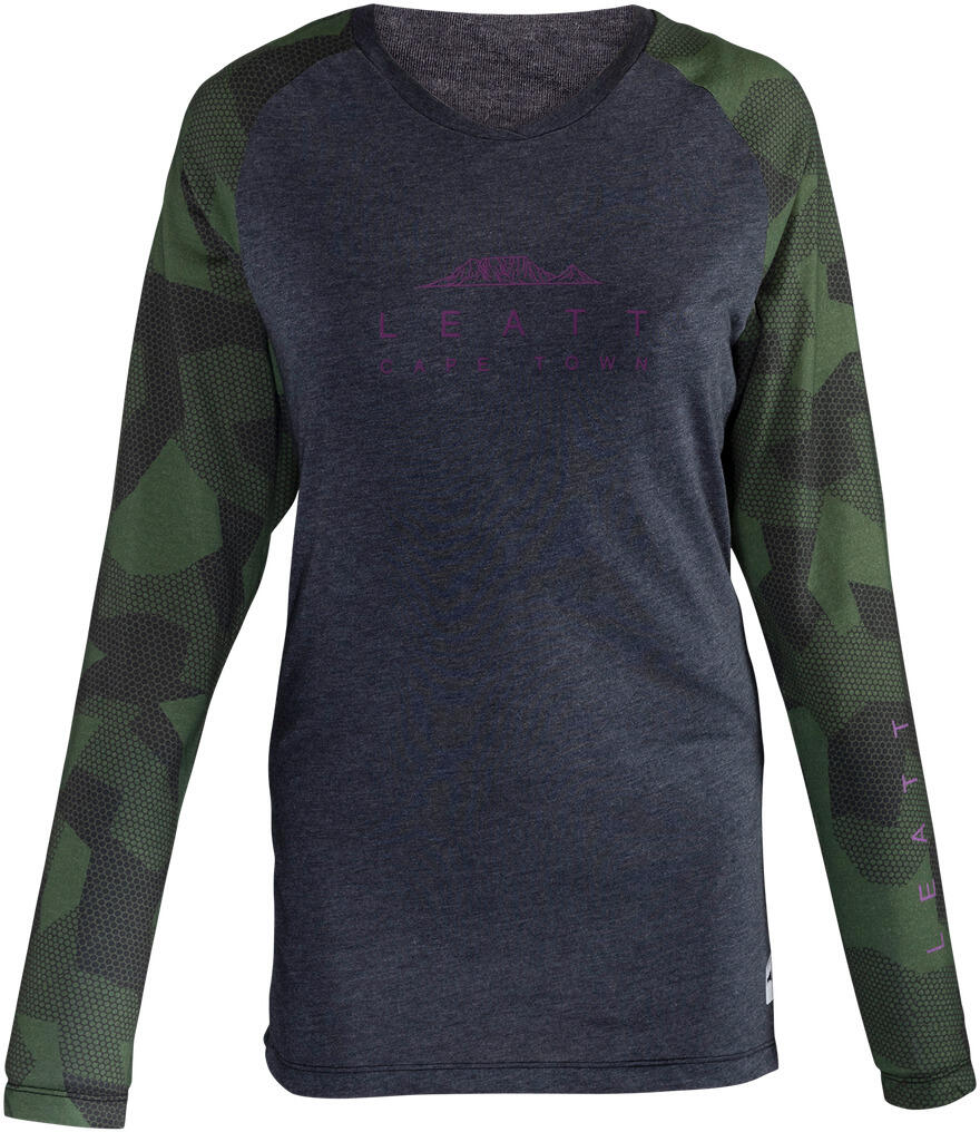 Maillot VTT Femme AllMountain 3.0 Stretch et Soft-touch Vert 2/7