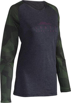 Maglia MTB AllMountain da donna 3.0 elasticizzata e Soft-touch Verde