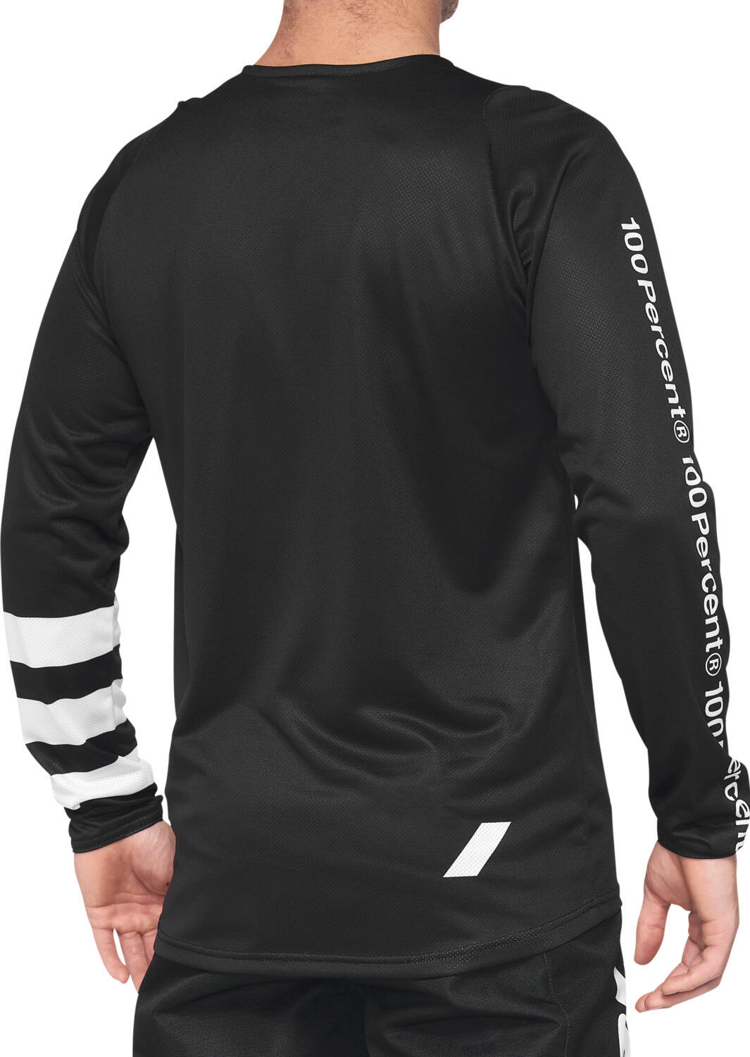 Langarm Trikot Kinder 100% R-Core Schwarz/Weiß 2/2