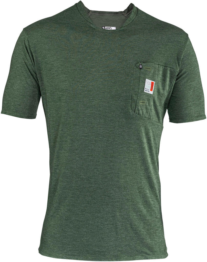 Maillot VTT AllMountain 2.0 en tissu Tencel vert pour homme 2/7
