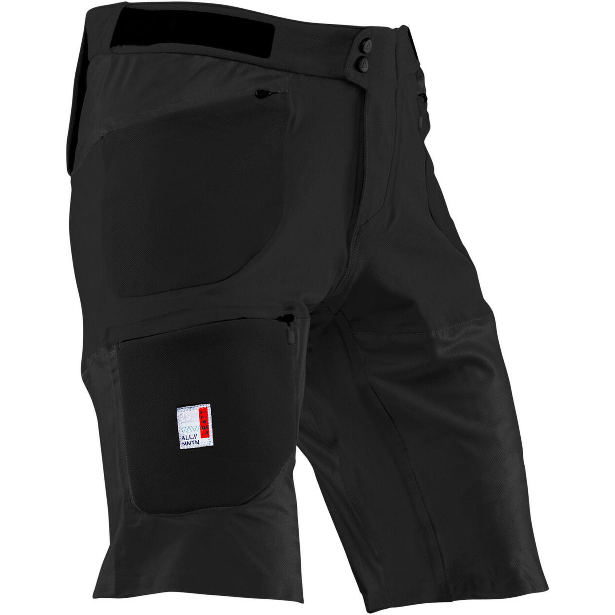 Leatt - Short Vtt Ventilé Et Léger Allmountain 3.0 Noir Homme - Short De Vélo - Noir - 48 Xl - Decathlon