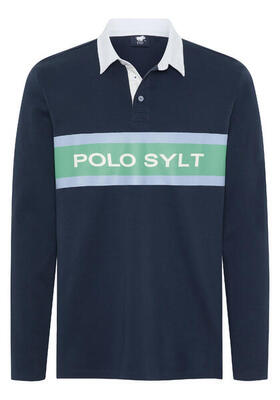 Poloshirt im Label-Design